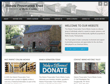 Tablet Screenshot of historicpreservationtrust.org